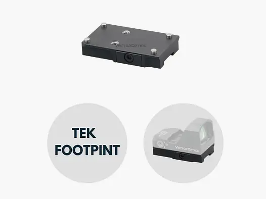 Vector Optics SCFRM-04 Montaggio con TEK (Docter Sight) Footprint per 11mm Dovetail