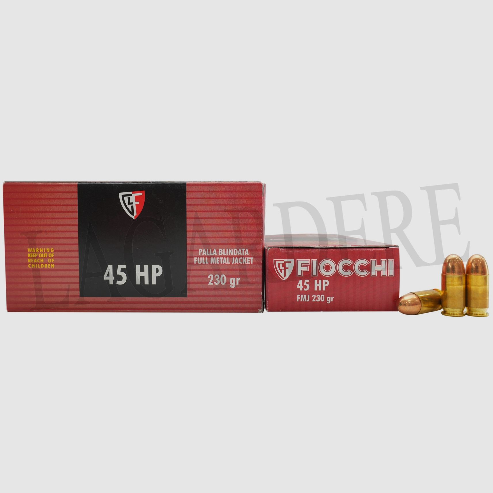 FIOCCHI FMJ (Patrone mit Geschoss)
