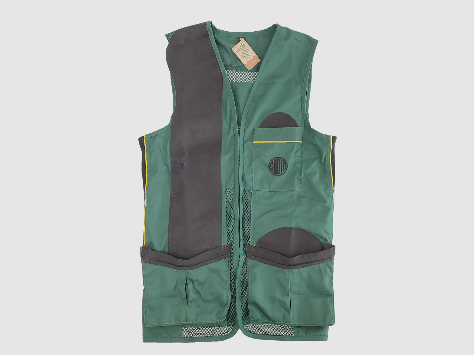 SODIA gilet de tir vert en mesh