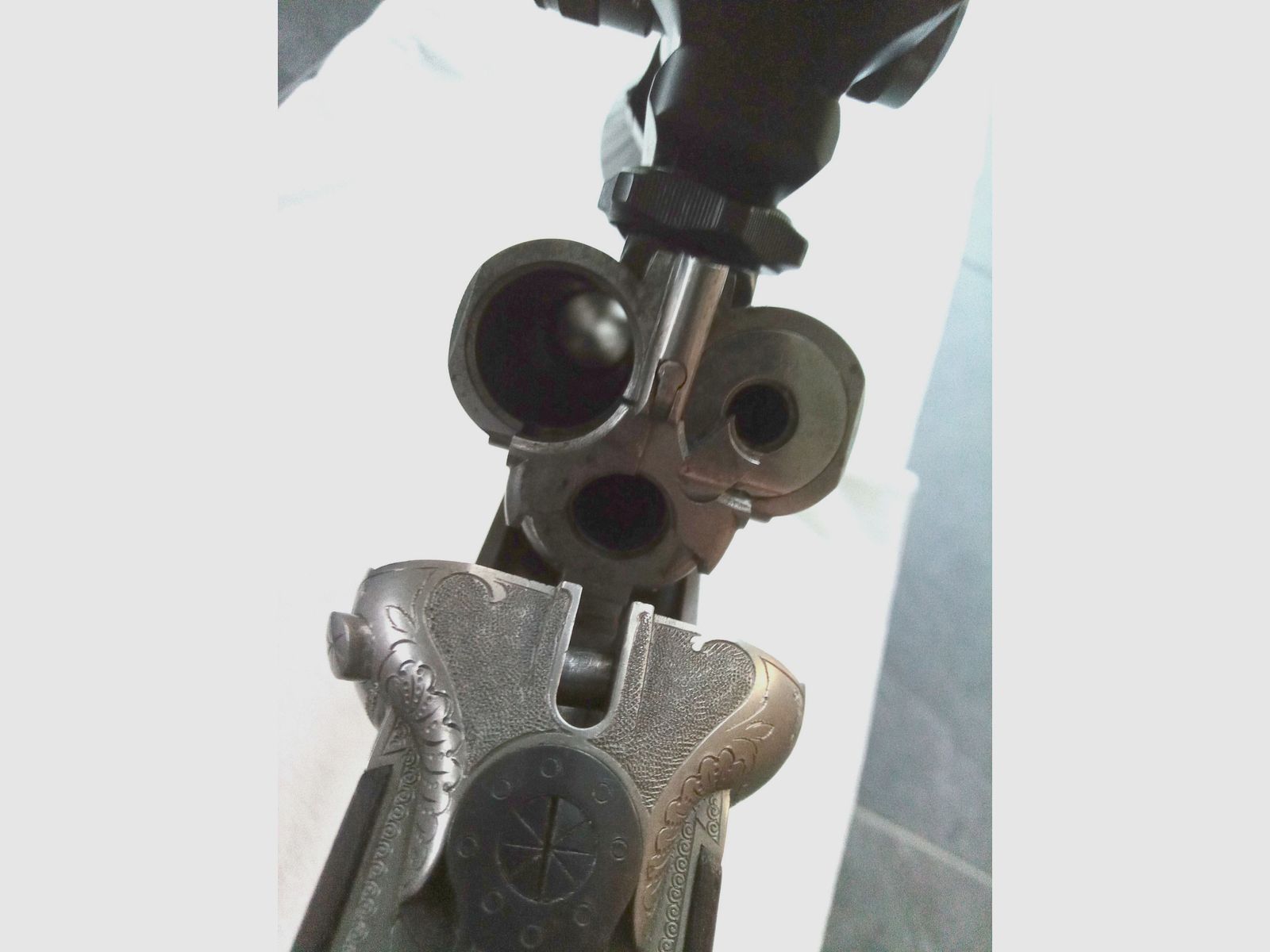 Krieghoff Drilling Trumpf con canna intercambiabile, nuova montatura a basculante, S&B 2,5-10x56 LA4