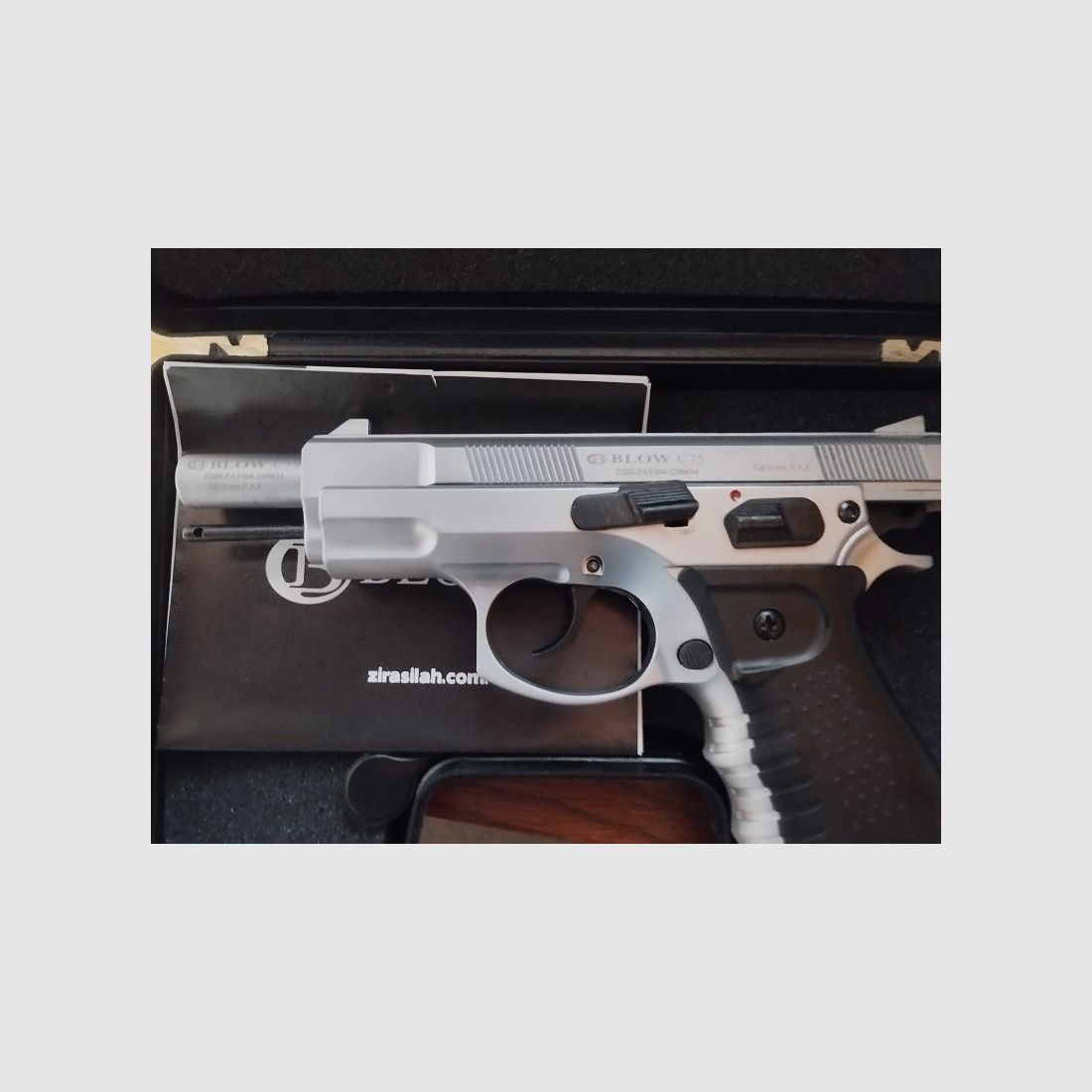 Blow C75 - CZ75 - 9mm P.A.K. - Matt Chrom - Starterpistole