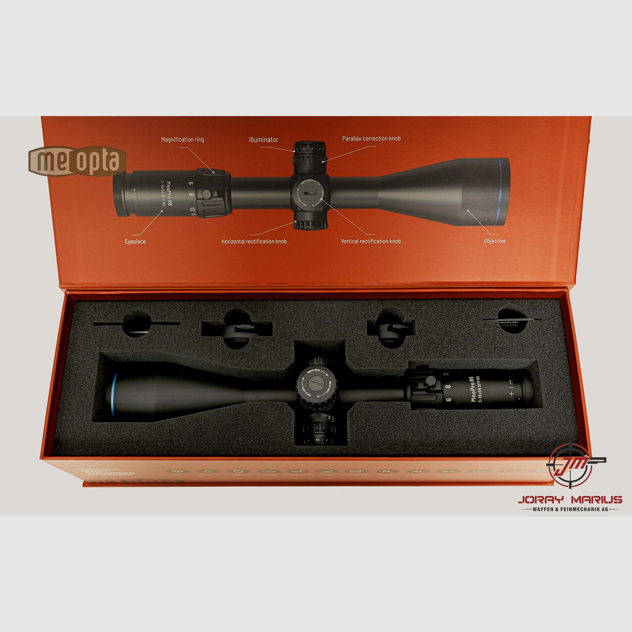 Meopta MeoPro R6 3-18×56 SFP RD Reticle 4C, Bild 2 von 2