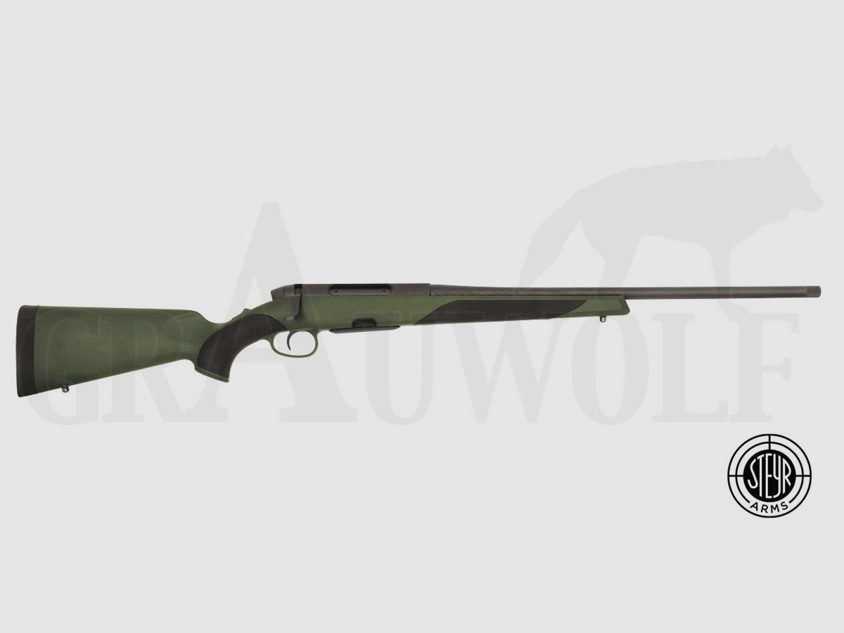 Steyr Mannlicher SM12 SX .308 Win répétiteur sans viseurs crosse en plastique filetage M14x1 longueur du canon 56 cm