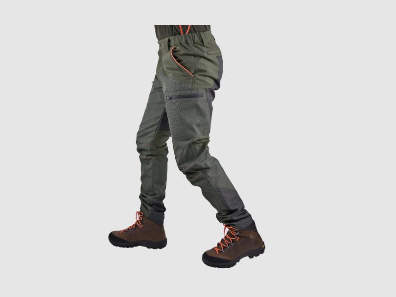 VIENT – Vient Softshell Hose VP01 Neu Grün/Orange, Bild 2 von 3