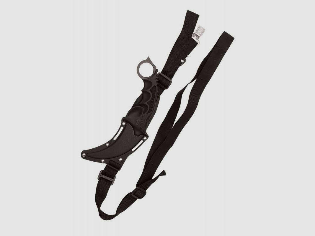 United Cutlery Honshu Karambit knife black with shoulder strap