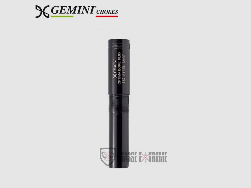 Choke GEMINI In/Out +50 mm Optima Agujero 18,60 Acero Cal. 12