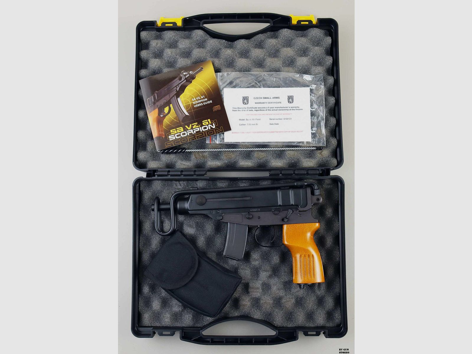 Pistole Czech Small Arms mod. VZ.61 „SKORPION“ Kal. 7,65 Br. matr. 6100121, Bild 11 von 13
