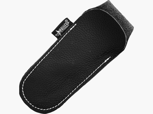 Stecketui, schwarzes Etui für Taschenmesser