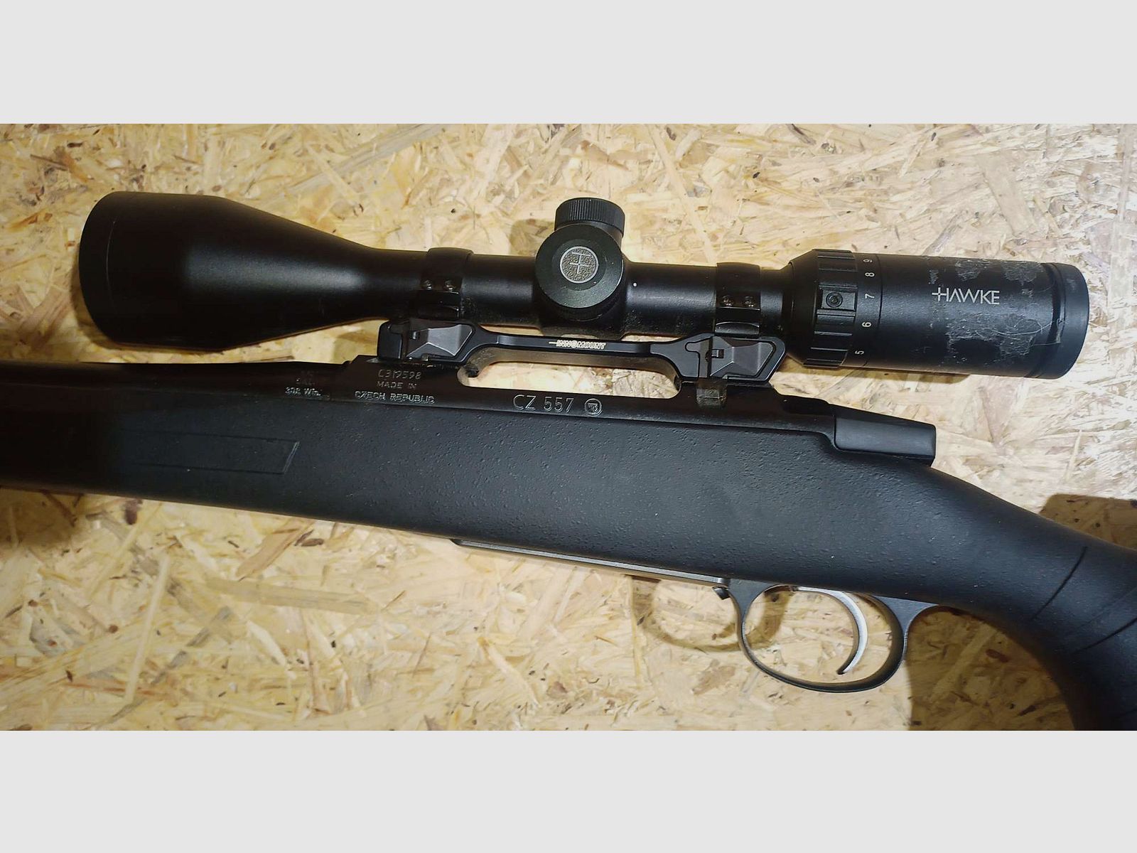 Repeater rifle Brünner Cz 557, cal. 308 Win. with accessories