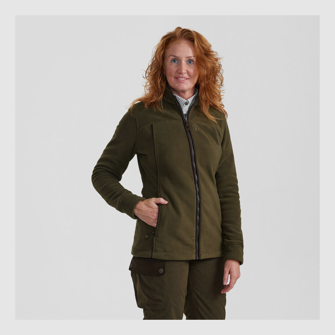 Lady Eagle Fleecejacke - Tarmac Green – Kleidergröße Damen: 40