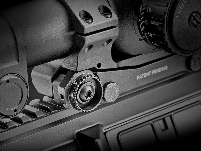 ERATAC block mount with adjustable front inclination, with knurled nut ø 30 mm + 20 mm height (0-20 mrad front inclination), 371 g