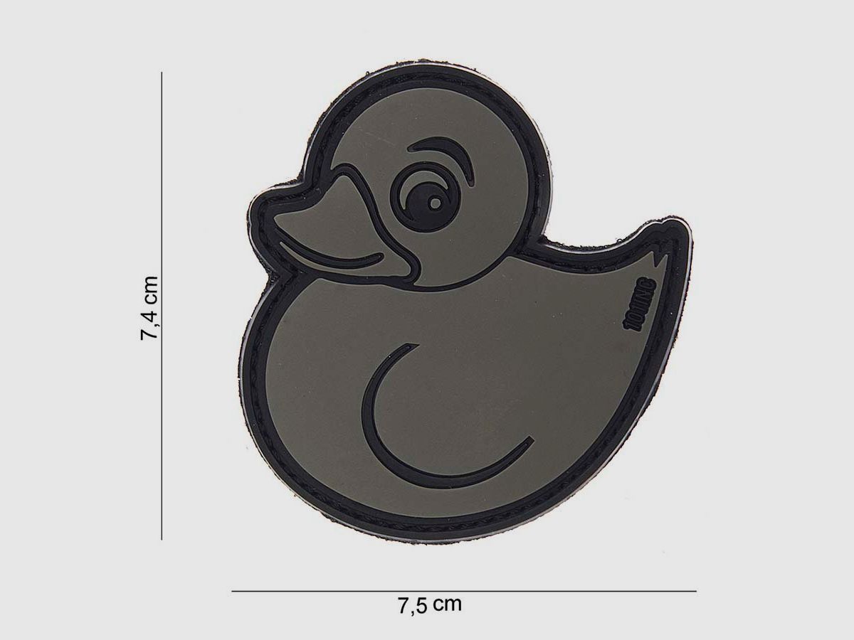 RUBBER PATCH DUCK GRAU