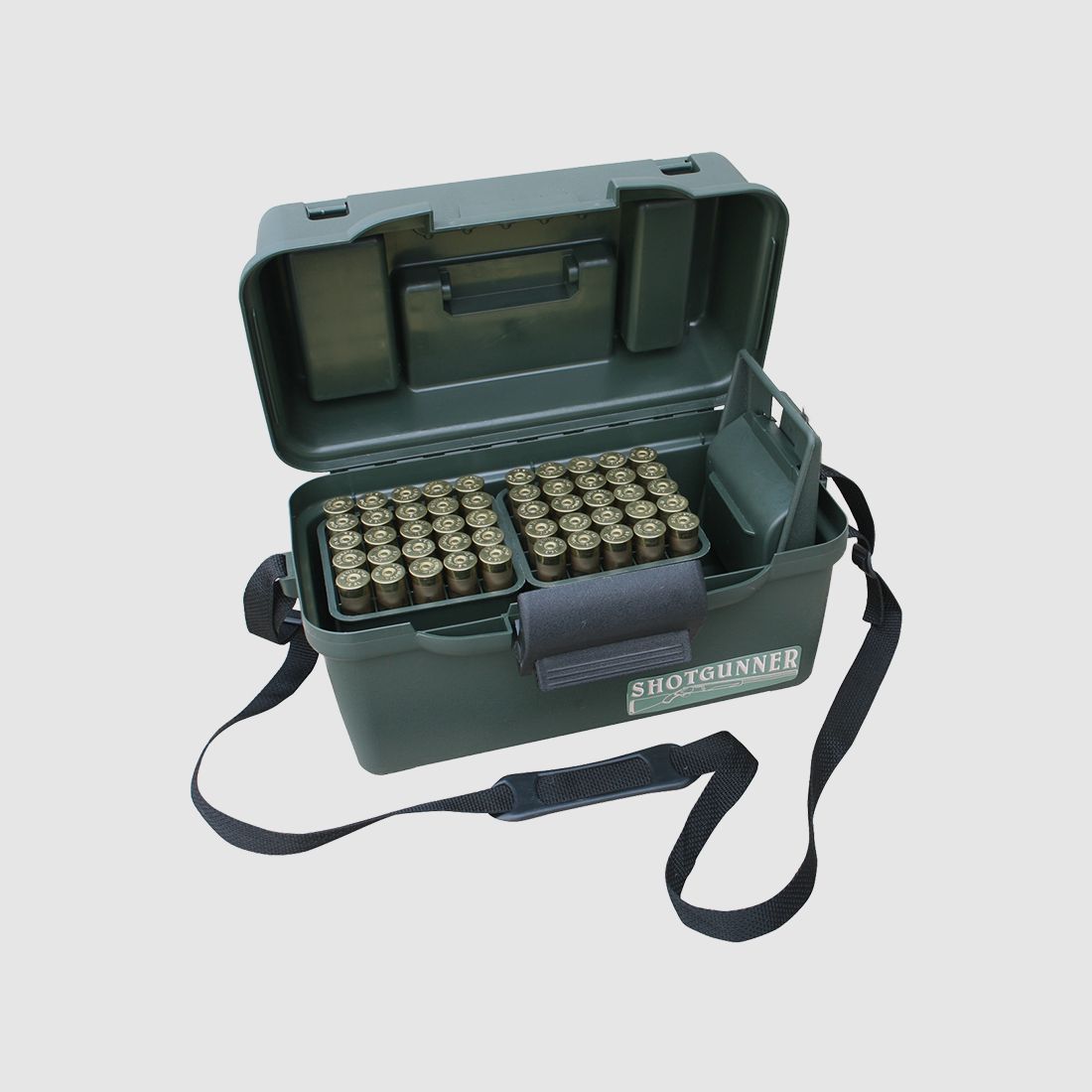 MTM Caja de cartuchos SH100-12-09 camuflaje salvaje para 100 cartuchos de perdigones .12
