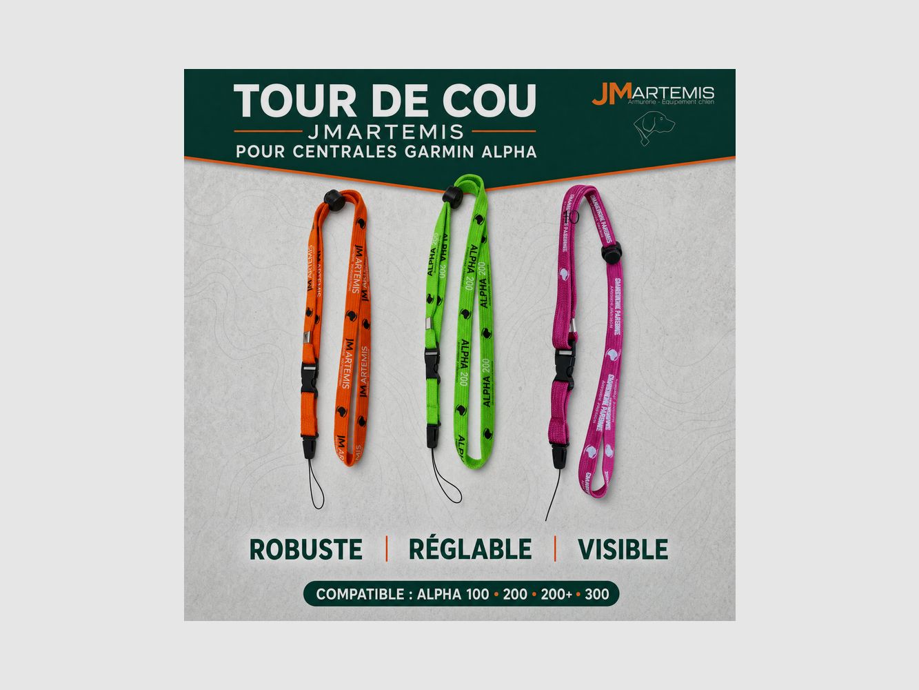 PACK SÉRÉNITÉ JMARTEMIS – GARMIN ALPHA 200 PLUS + T20, Bild 6 von 31