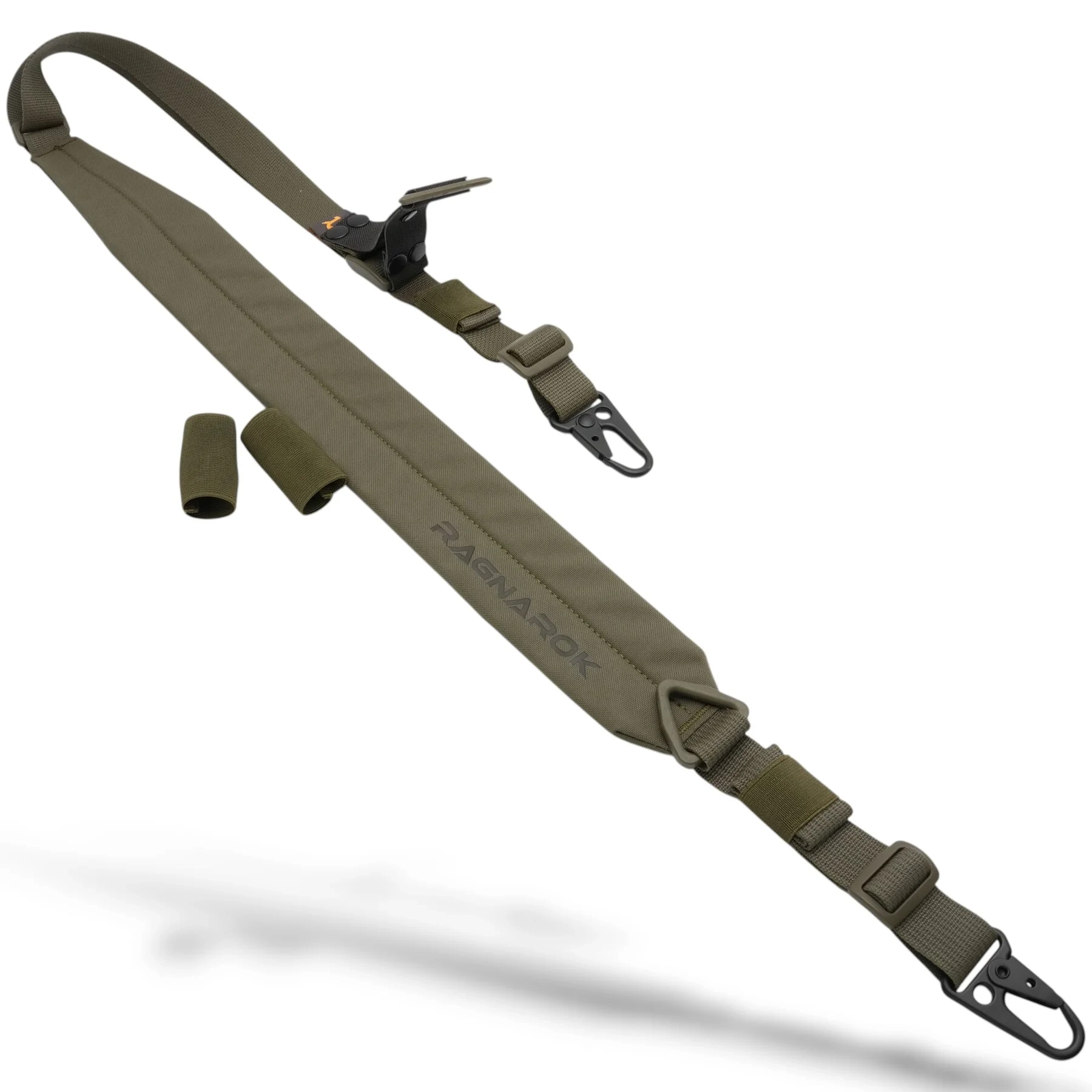 RAGNAROK rifle sling, single-/two-point, with wide shoulder pad RAGNARR HK – Ranger Green, image 3 of 3