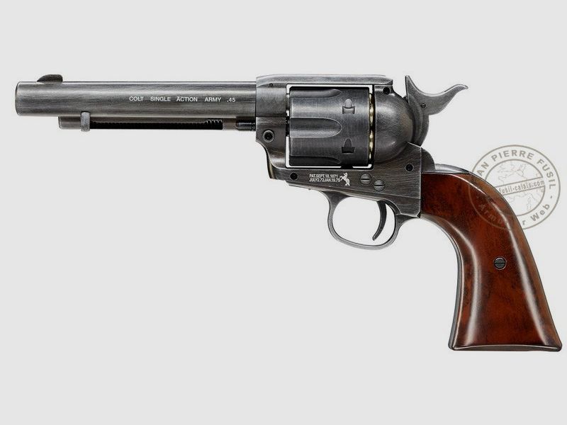Revolver 4,5 mm CO2 UMAREX Colt Single Action Army 45 - Lauf 5,5" - Diabolos, Bild 1 von 4