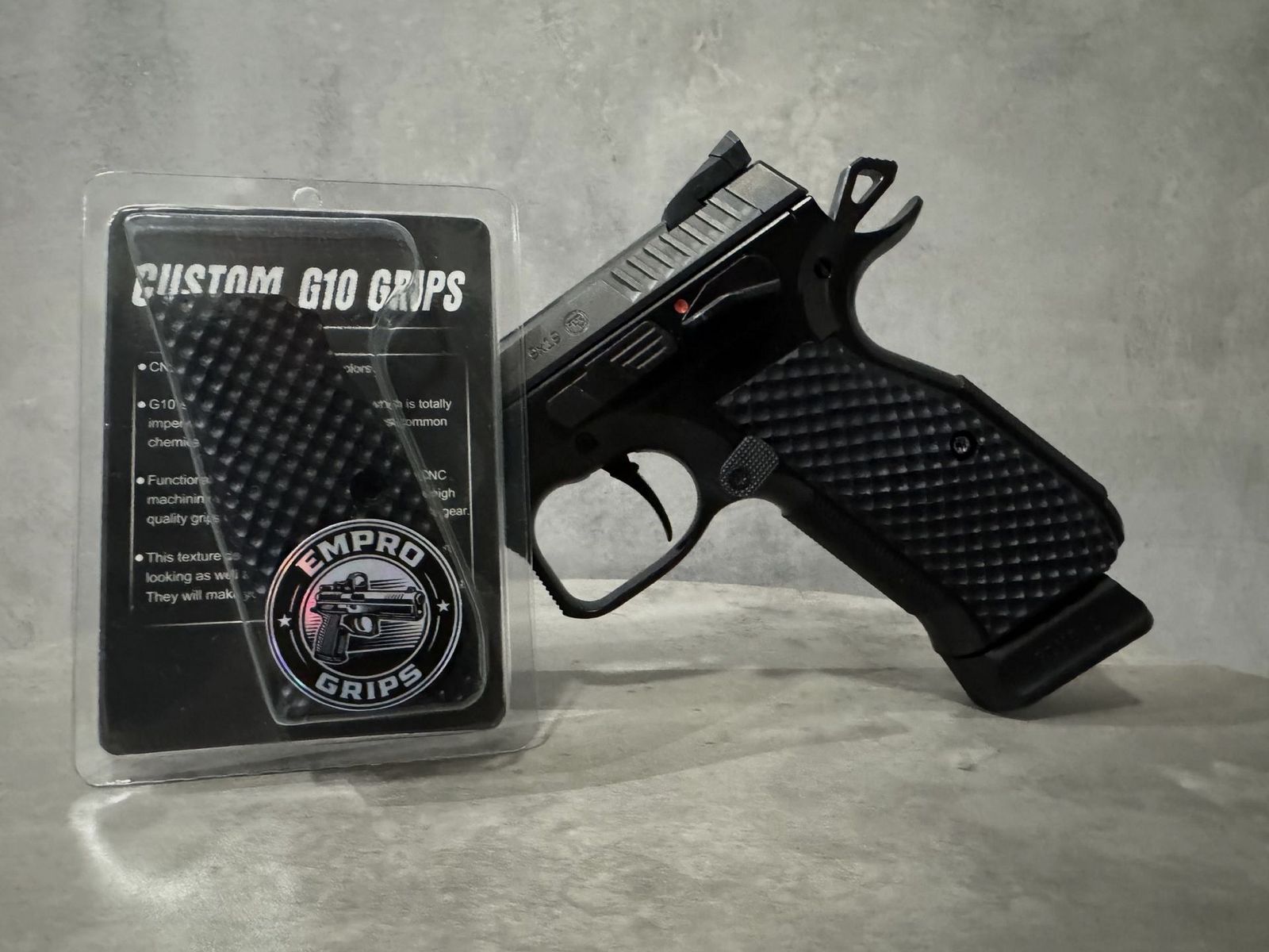 Plaquettes de crosse EMPRO GRIPS pour CZ Shadow 2, image 3 sur 4