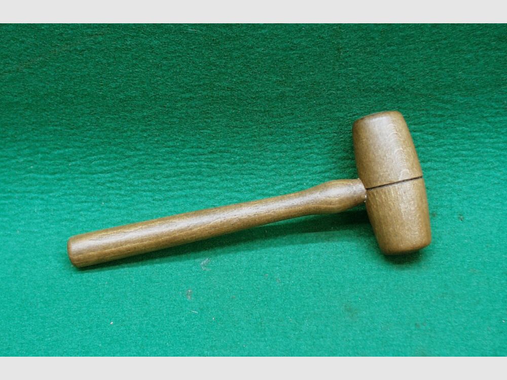 Młotek do ładowania do strzelby, drewno bukowe