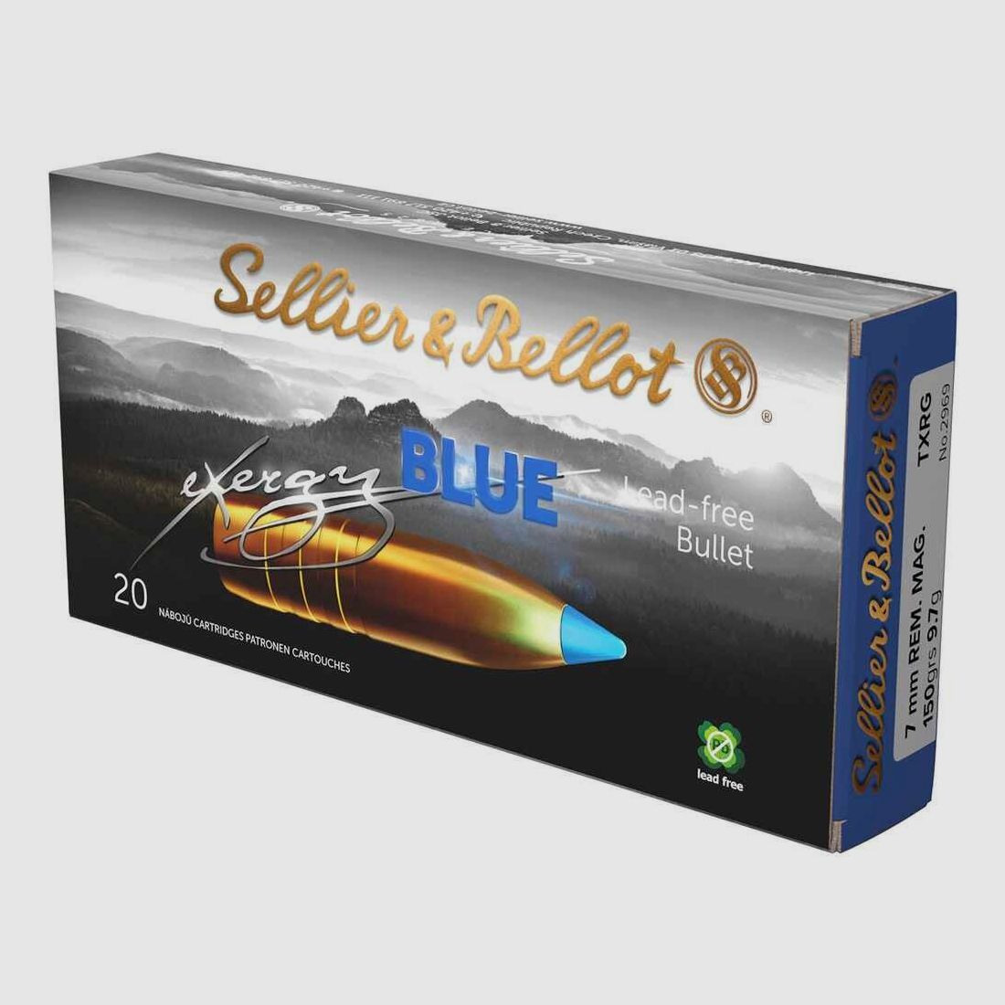 7 mm Rem. Mag. TXRG blue 9,7g/150grs. Sellier & Bellot