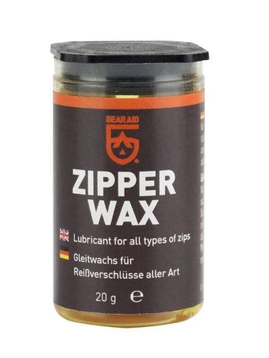 Cera per proteggere e mantenere le cerniere GearAid Zipper Wax 20 g