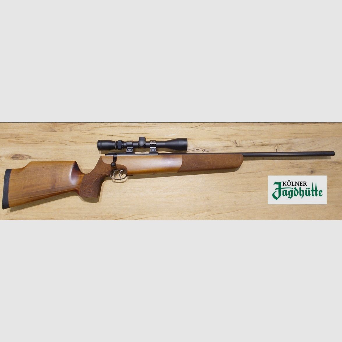 Repeater rifle Carl Walther single shot Mod. KJS 1 caliber .22Hornet