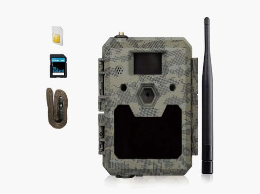 Caméra de chasse ICU Clom CAM5 4G LTE incl. 2000 pièces