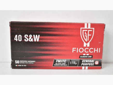 PATRONI FIOCCHI 40 SW 170GR FMJTC