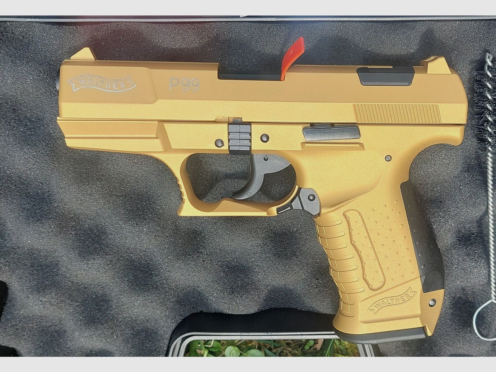 ⚠️ RARO! MODULO SPECIALE Walther P99 in versione dorata "GOLD" 9 mm (PTB 762) Schreckschuss nessuna Reck Glock HW94 Colt