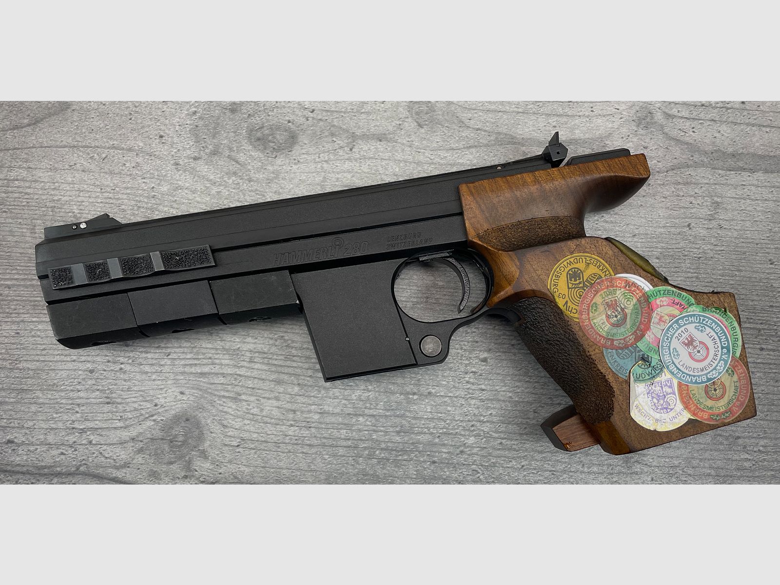 Hämmerli Mod. 280 halblautom. Pistole .22lr
