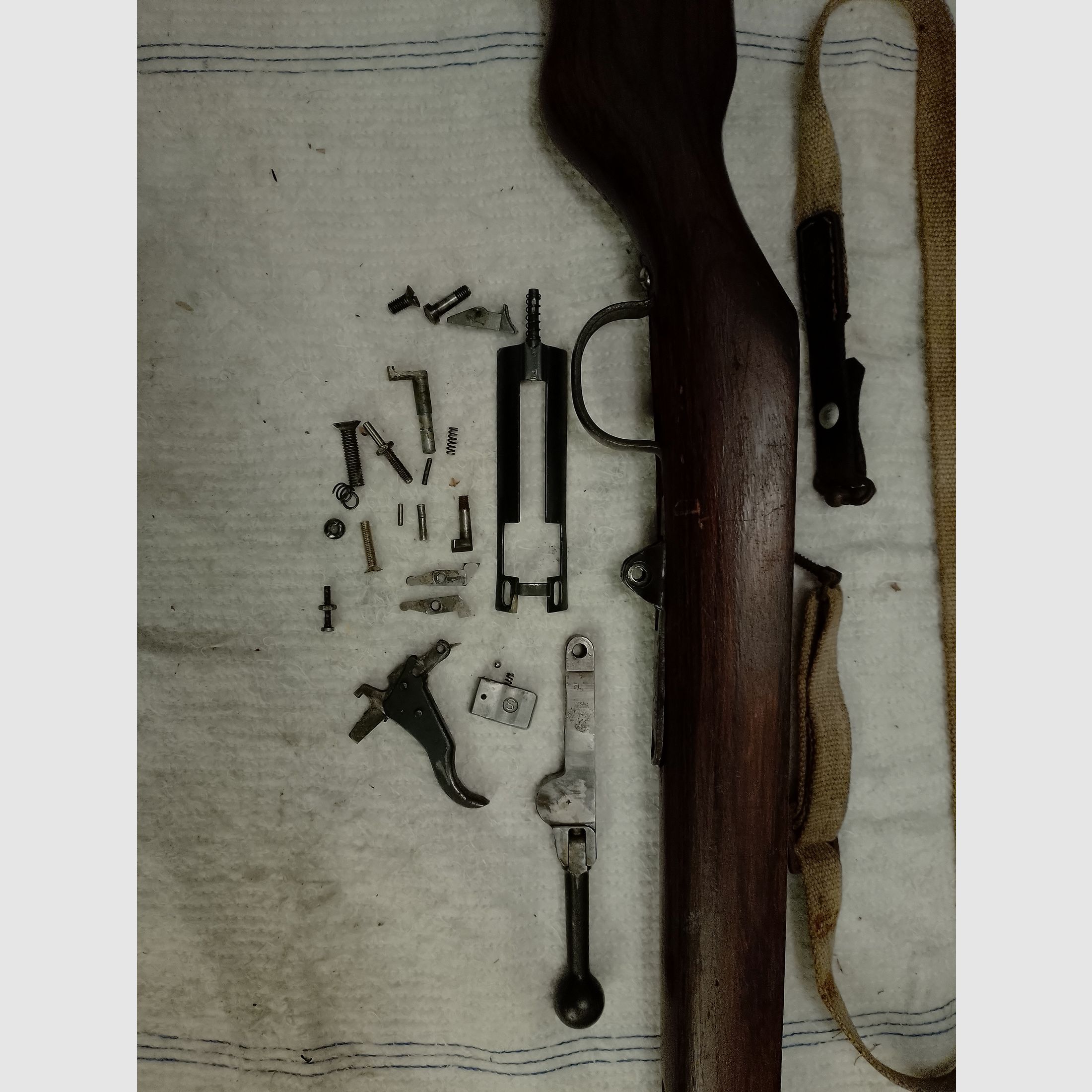 Conglomerate parts air rifle Haenel Sport 49a