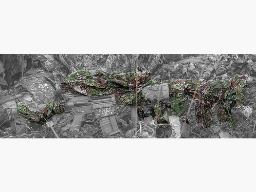 GHOSTHOOD - Accessori per camuffamento armi Rifle Camo