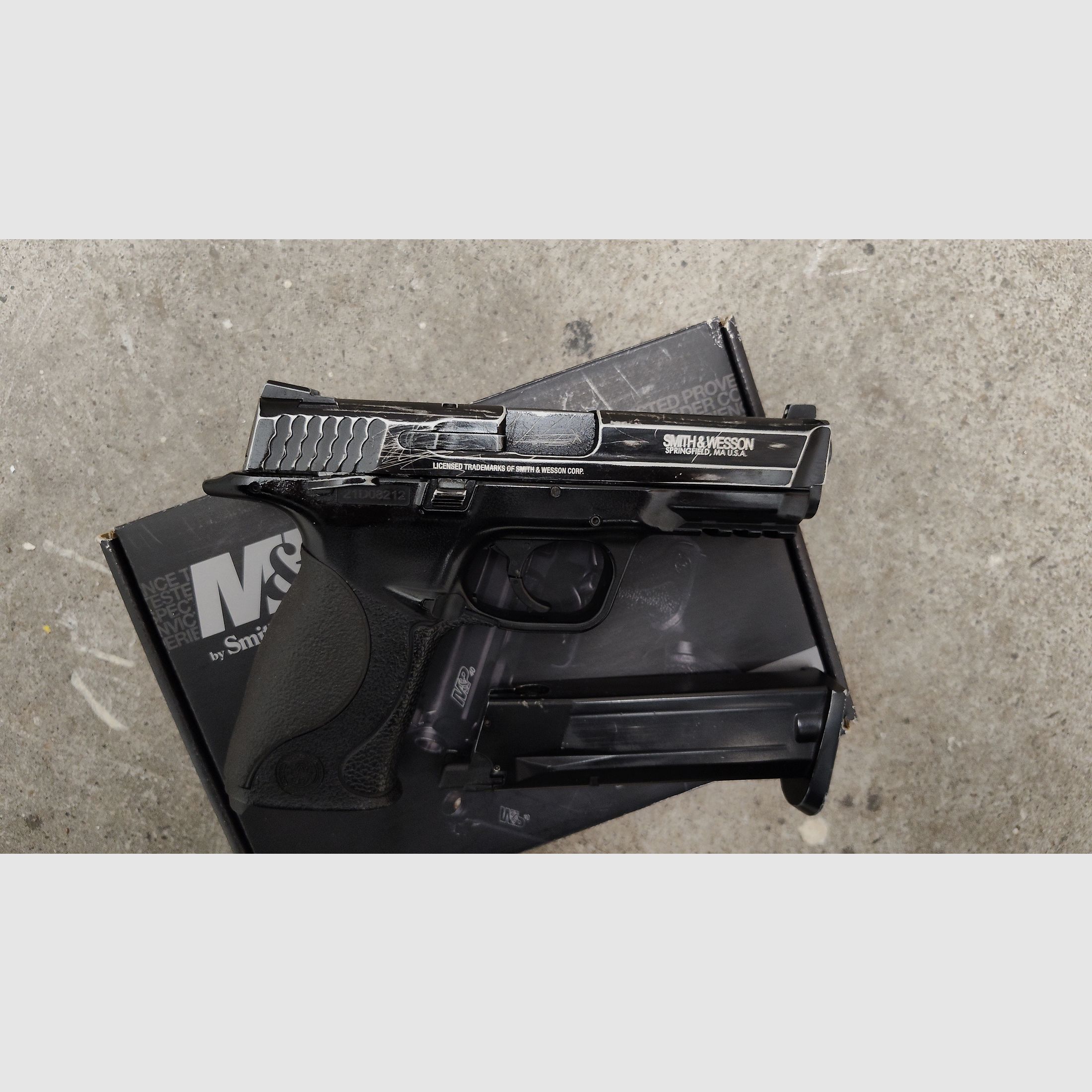 Smith&Wesson M&P 40 TS Blowback SCHWARZ, CO2 Airsoft 6mm BB