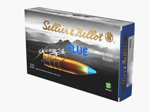 SELLIER & BELLOT Kugelpatronen 9,3x74R TXRG blue 20 Stk  16,2g/250gr