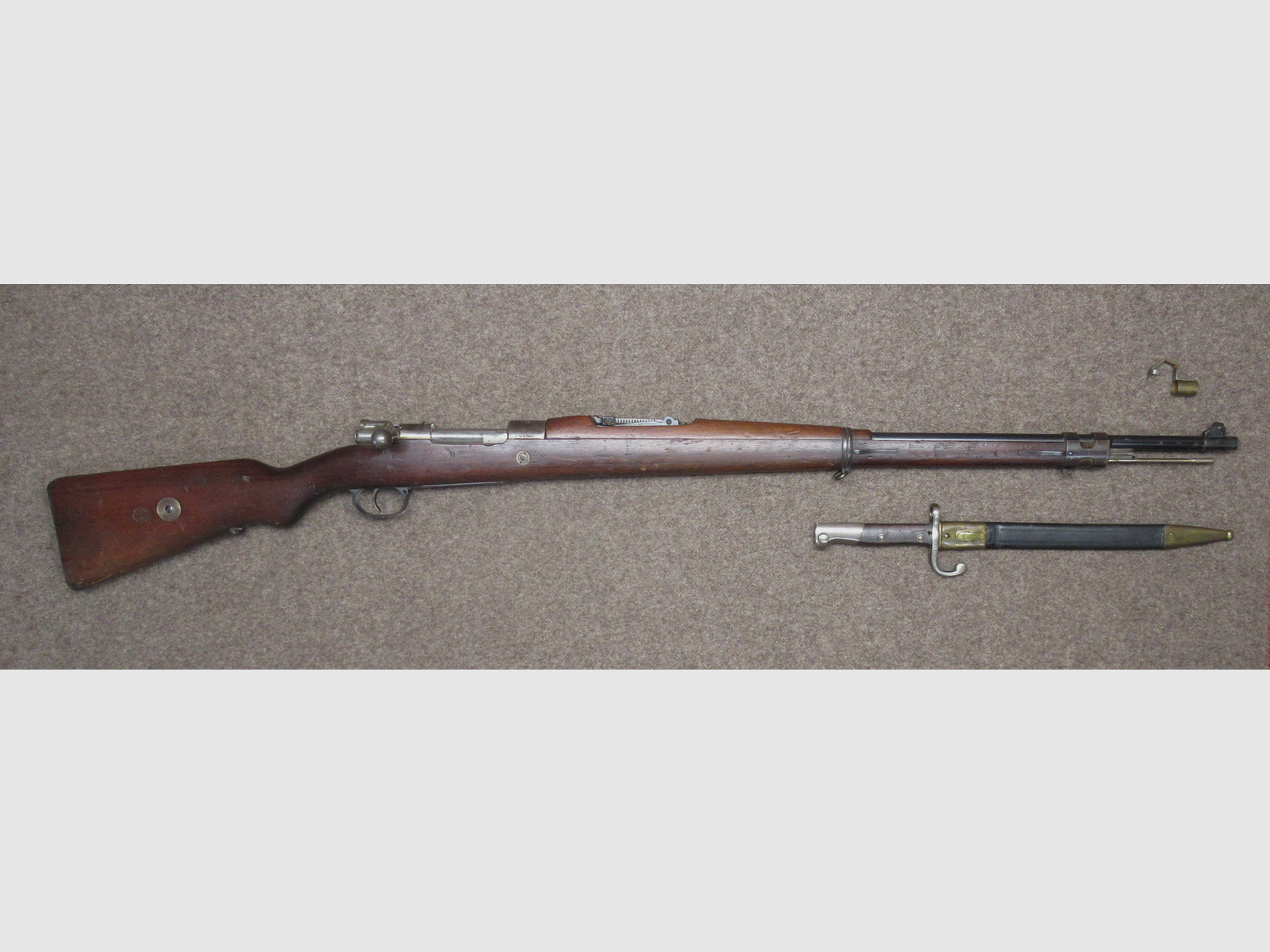 DWM Braziliaans geweer mod. 1908 cal. 7x57mm, afbeelding 1 van 4