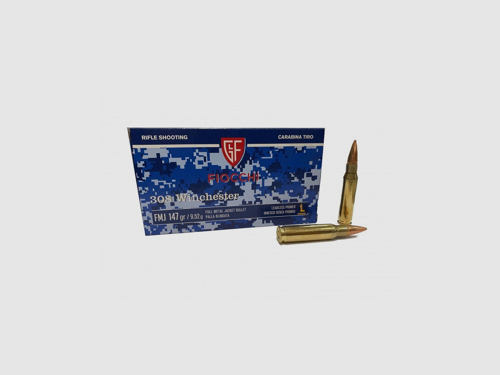 .308 Win Fiocchi FMJ 147gr/9,5g (709967), Bild 1 von 2