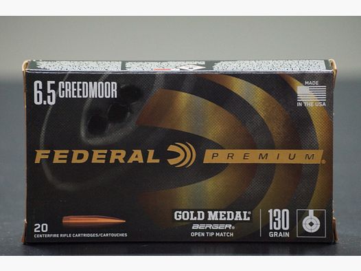 Federal 6.5 Creedmoor 130gr. Berger AR Hybrid OTM Tactical