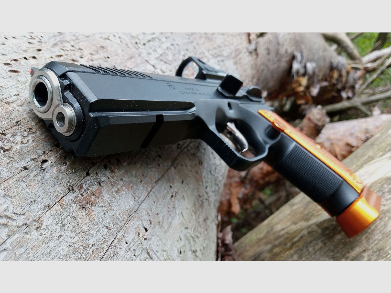 CZ75 Shadow 2 naranja Punto Rojo 3MOA
