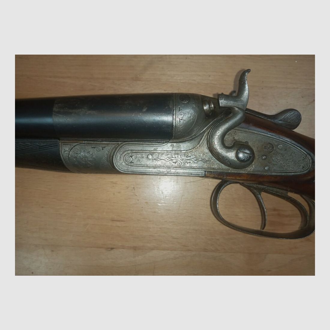 Belgian double-barreled shotgun