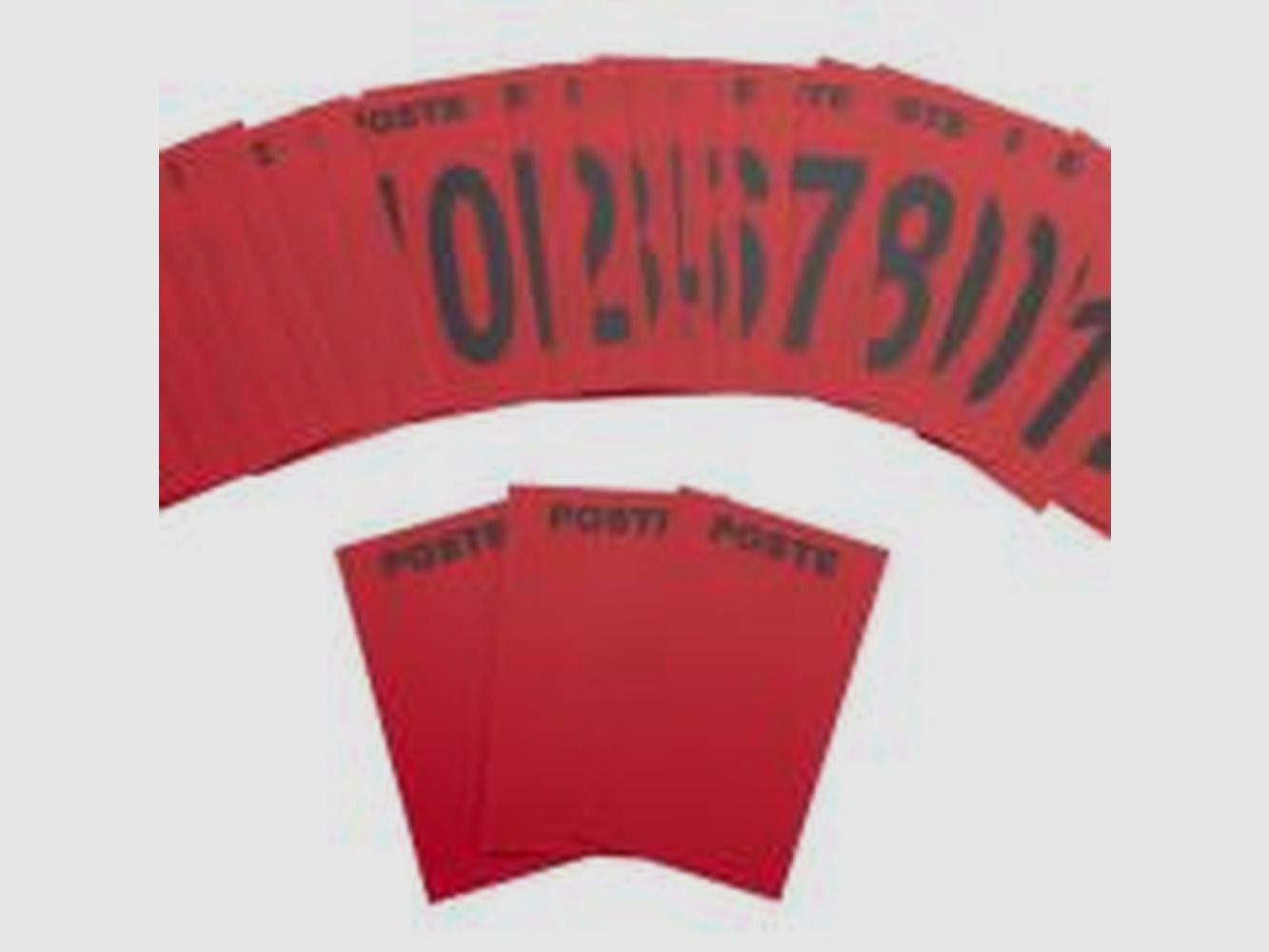 Set of 27 Blue Hunting Post Plates - Durable - Optimal Visibility - Easy Identification in the Field, image 5 of 5