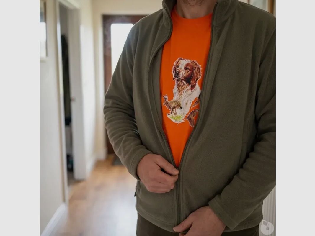 Camiseta naranja Epagneul Bartavel®, imagen 3 de 11