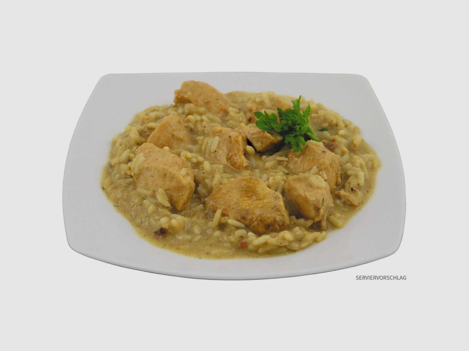 MFH Hähnchen Curry mit Reis, 400 g