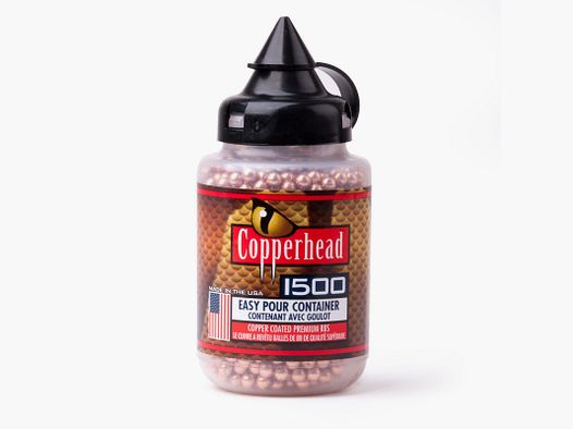 BOX MIT 1500 BBs CROSMAN COPPERHEAD KALIBER 4,5