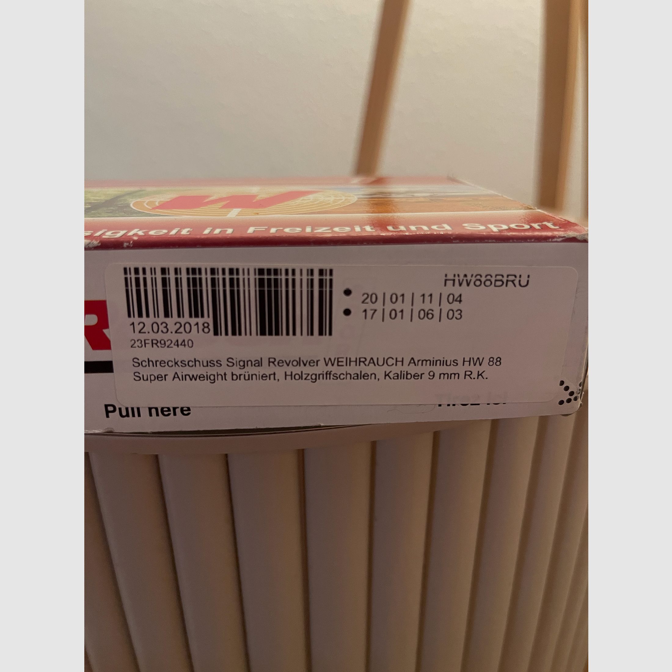 HW 88 Weihrauch Airwaight 9mm 380K nie strzelany OVP