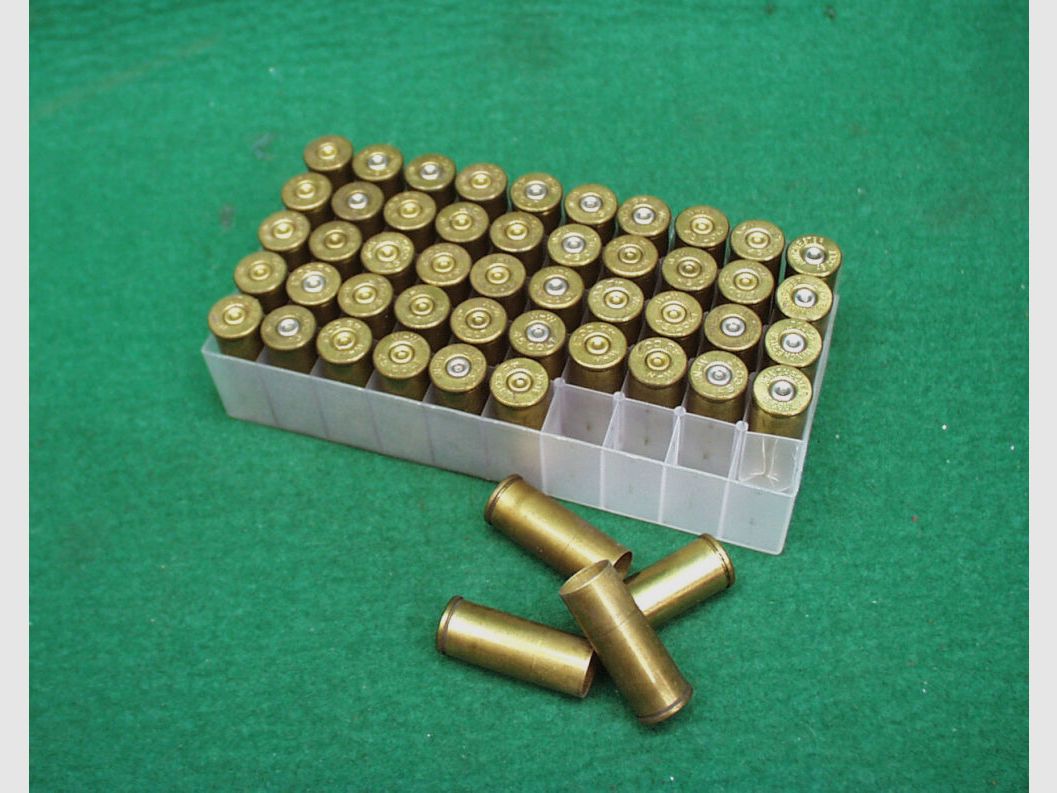 Winchester hulzen .45 Colt, gebruikt