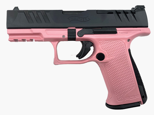 Walther – Pistole / PDP F-Series / 4 / Schlitten in Schwarz / Griffstück Bazooka H-244 / 9mm / 15 Schuss / Optic Ready