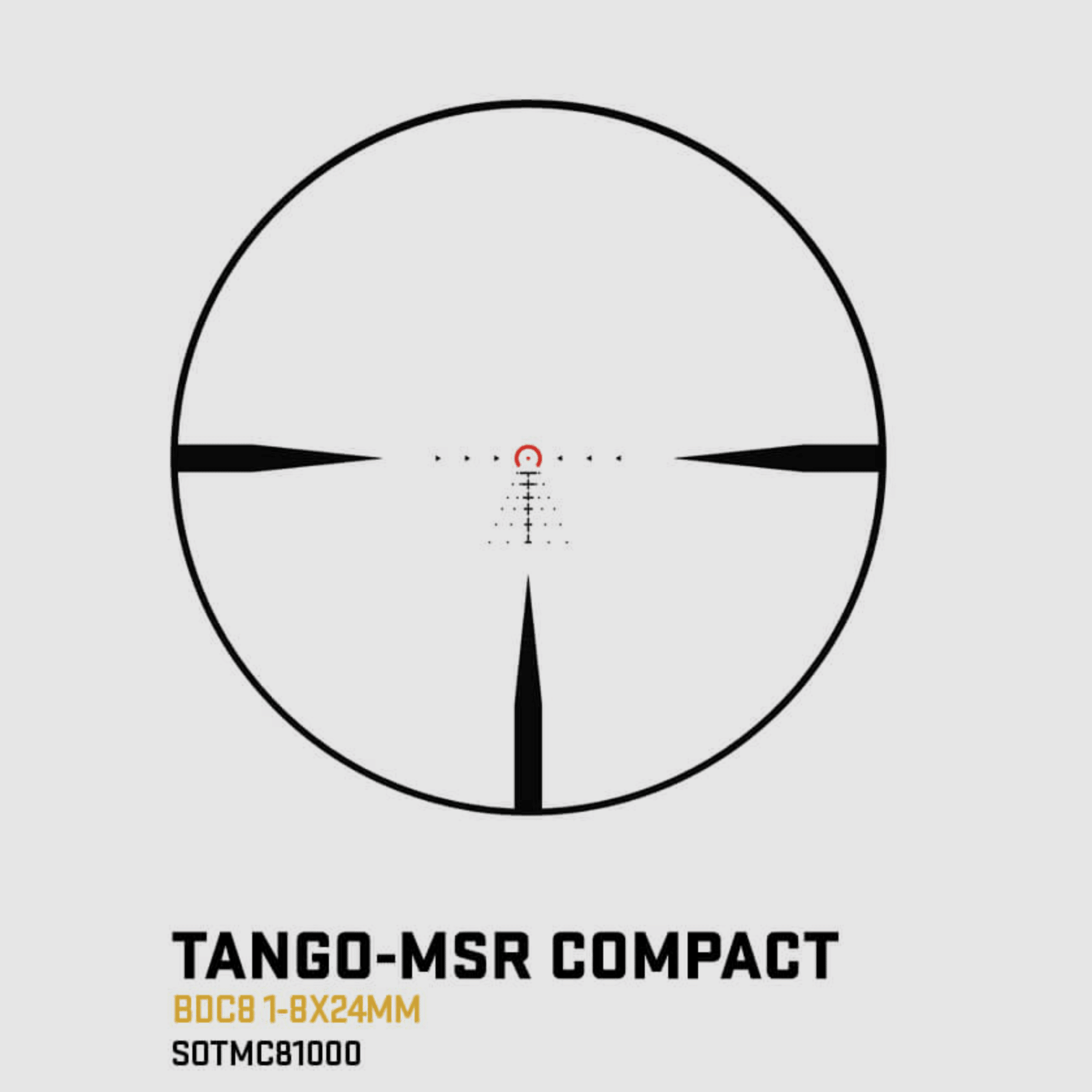 Sig Sauer Tango MSR Compact 1-8×24 – BDC8 – SFP – zwart, afbeelding 2 van 5