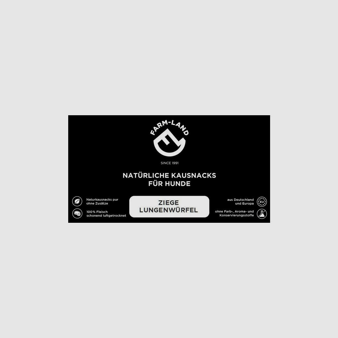 Farm-Land Hundesnack Ziegen-Lungenwürfel