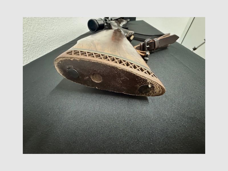 Mauser 66 rifle de caza, rifle de repetición de cerrojo de acción recta, rifle de caza calibre 30-06 en muy buen estado, incl. Tasco Titan 4-12x56 con punto de luz.