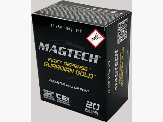 Magtech Fangschotpatroon Guardian Gold .40S&W JHP 180grs