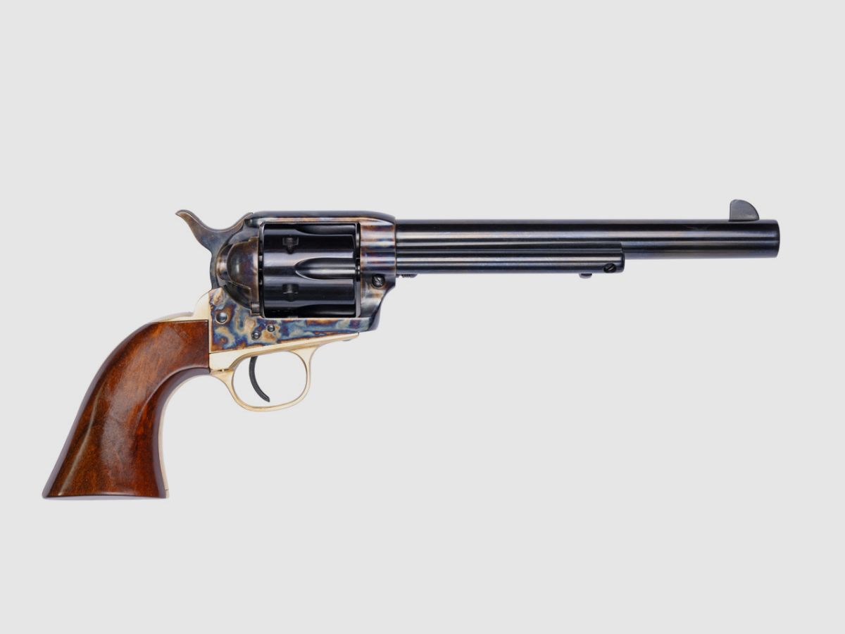 REV UBER 1873 CATTLEMAN .QD .357M 7,5" NEUES MODELL BLAUES STAHL, Bild 6 von 20